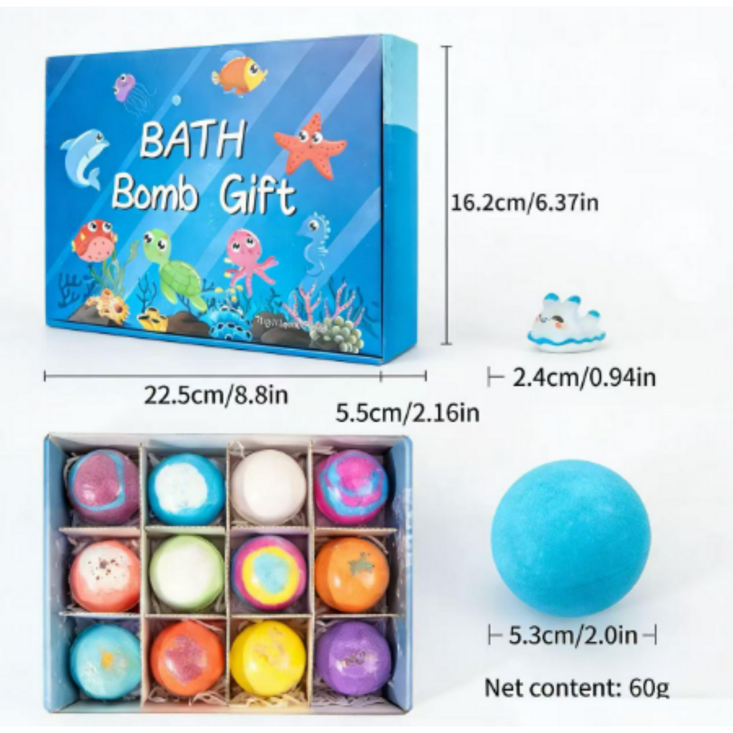 Bath Bomb with surprise toy inside