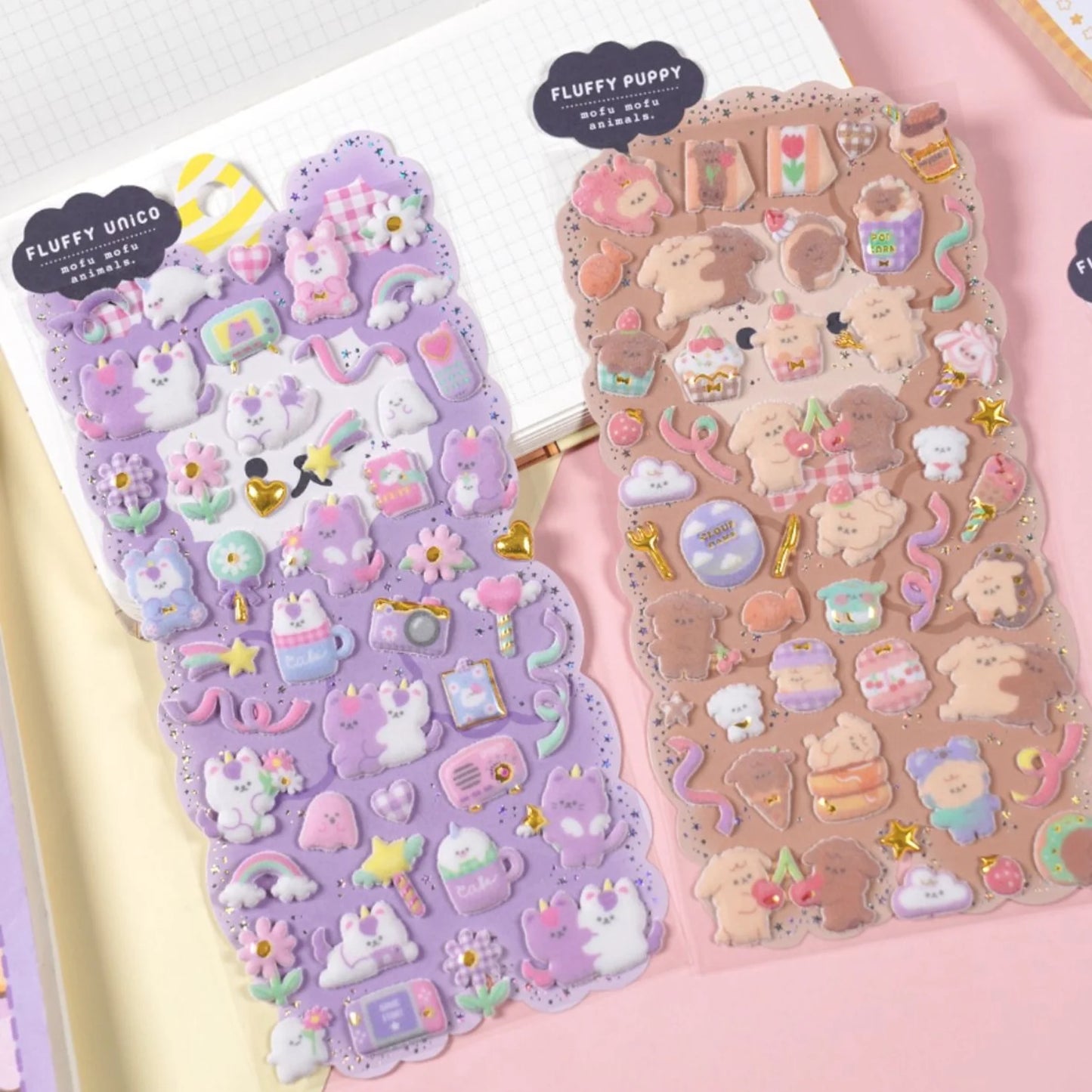 Fluffy Mofu Mofu 3D Sticker