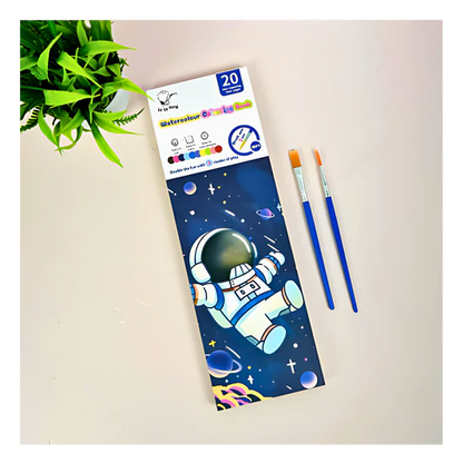 Portable Water Coloring Book With Brush