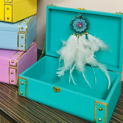 Customized Name leatherite Trunk Box