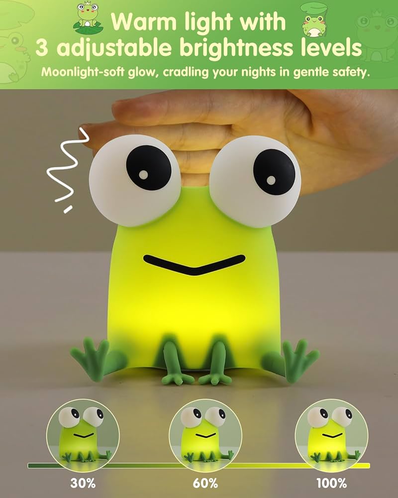 Little Frog Silicon Night Lamp