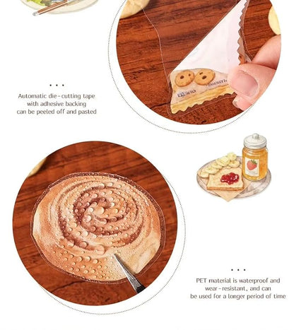 Food and Things Journaling Sticker-20 Pcs