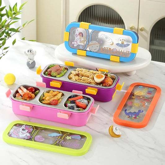 Cartoonistic Rectangle Lunch Box