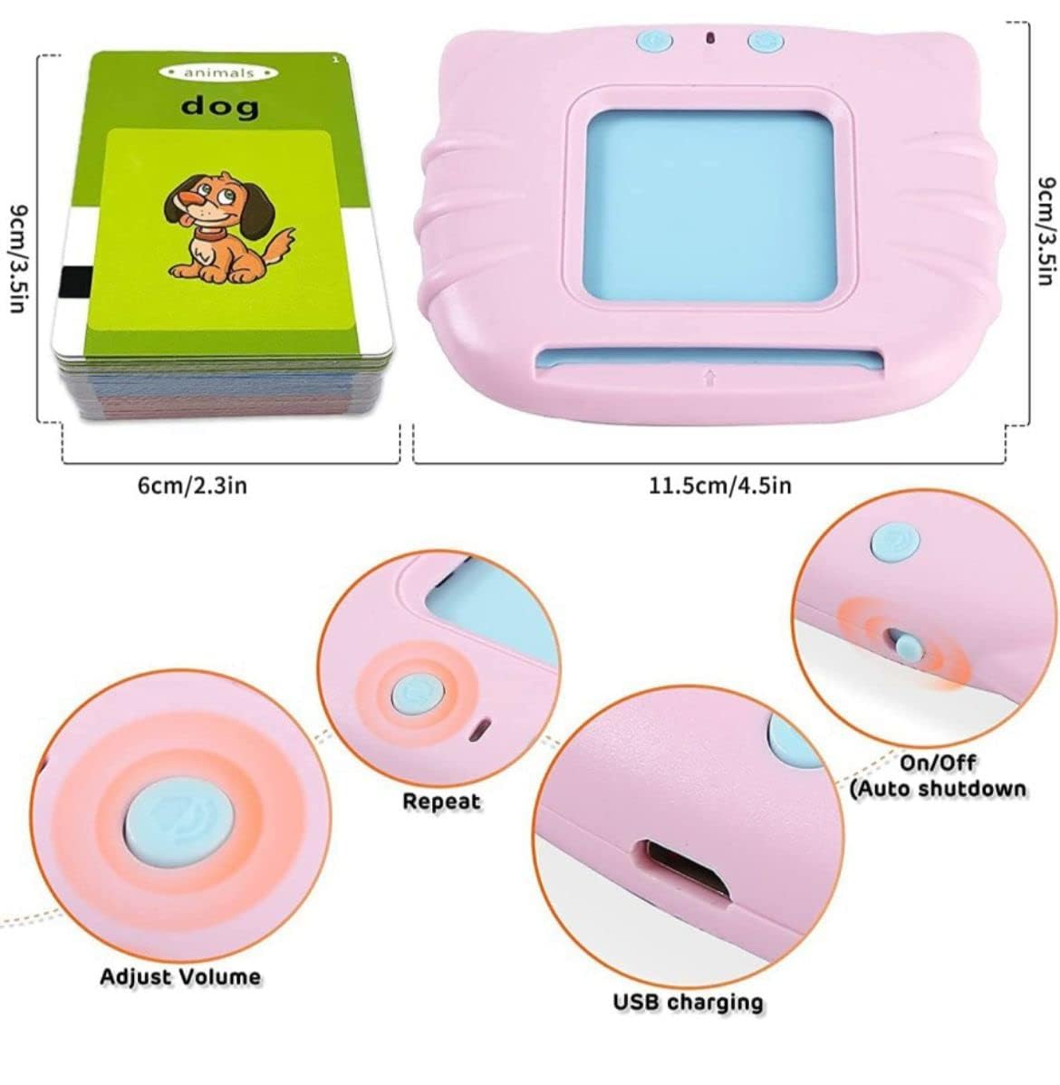 Kids Learning Card Educational Device