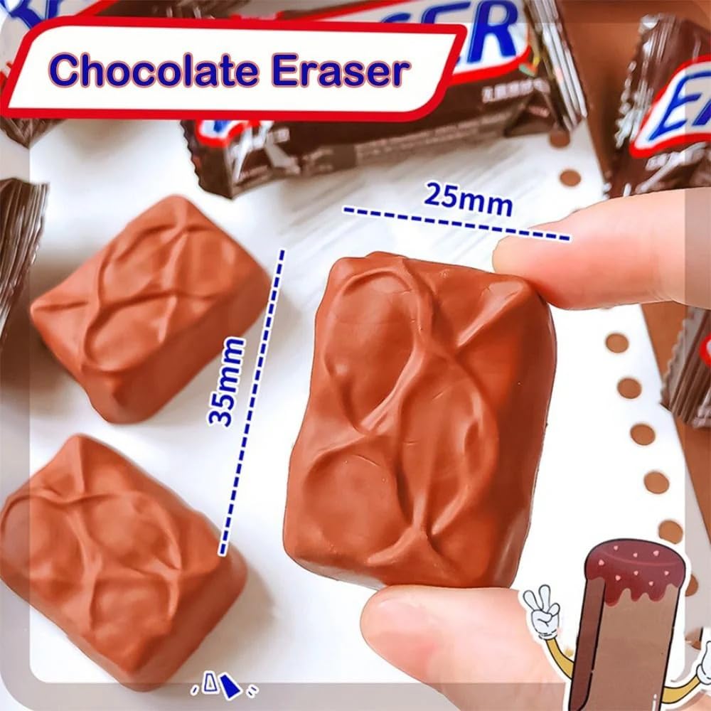 Chocklate bar eraser