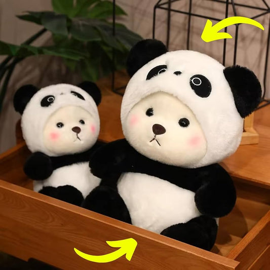 Hoodie Panda soft toy