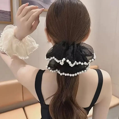 Pearl korean xl scrunchie