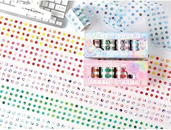 Cute Bubbles Sticker Roll Set ( 4 Pcs )