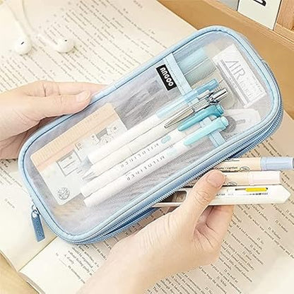 Mesh pencil / stationery pouch