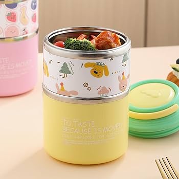 Cartoonistic Big Double Layer Lunch Box