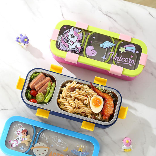Cartoonistic Rectangle Lunch Box