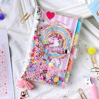 Glitter Spiral Reusable Diary