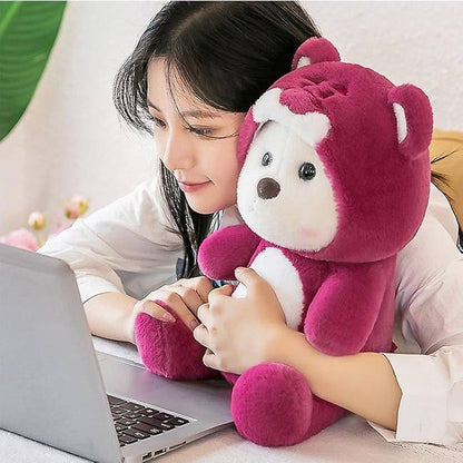 Pink bear Hoodie plushy soft toy