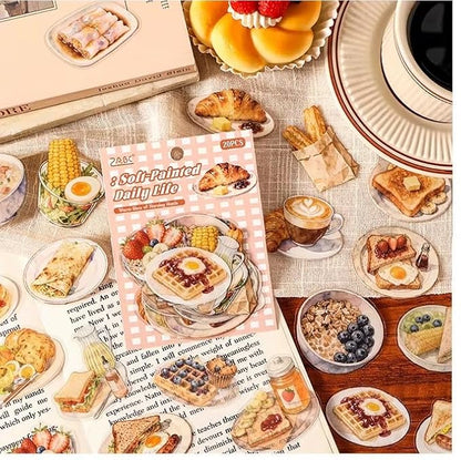 Food and Things Journaling Sticker-20 Pcs