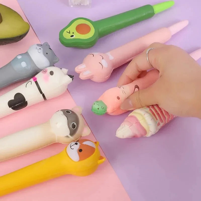 Animal Squishy Gel Pen