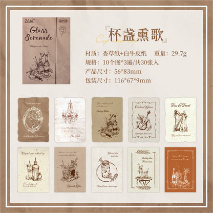 Pastel Journaling Paper Book - 30 Pcs
