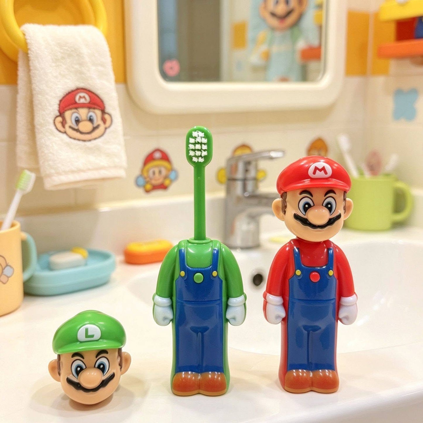 zootopia /Mario cartoon Tooth Brush