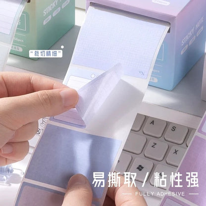 Gradient Sticky Roll Box - 256 Pcs