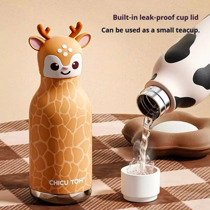 Animal Sipper Bottle Stainless Steel