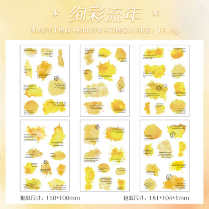 Colorful Flower Stickers