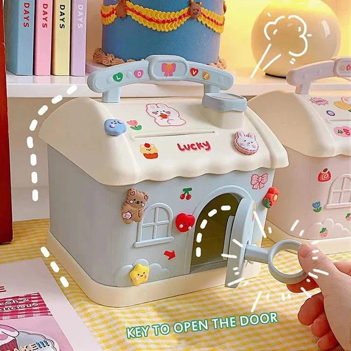 Cute House Piggy Bank