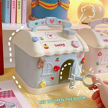 Cute House Piggy Bank
