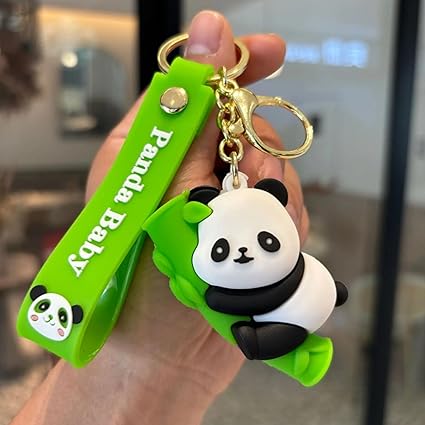 Cute Bamboo Panda Keychain