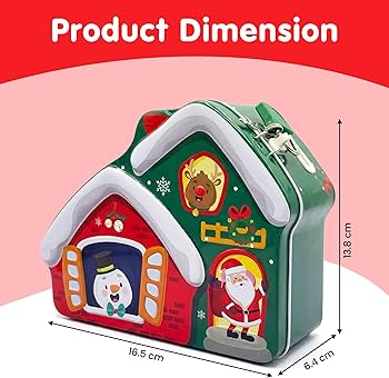 Christmas Money Tin Box