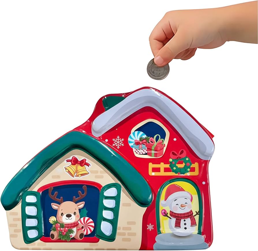 Christmas Money Tin Box