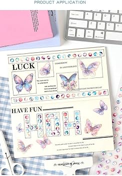Cute Bubbles Sticker Roll Set ( 4 Pcs )