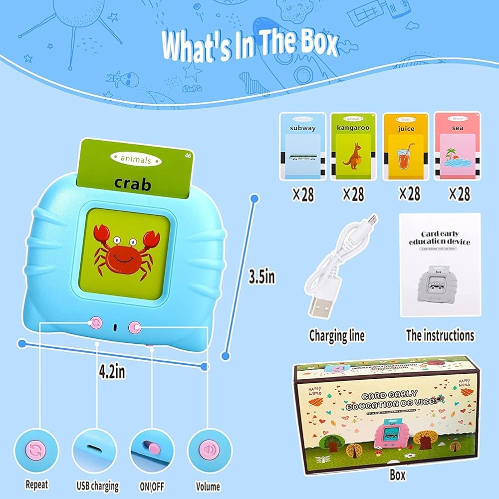 Kids Learning Card Educational Device