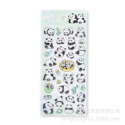 Kawaii Animals Crystal Decorative Sticker