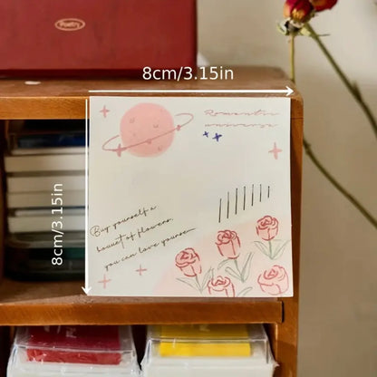 Morning & Rose Vintage Sticky Notes / notepad