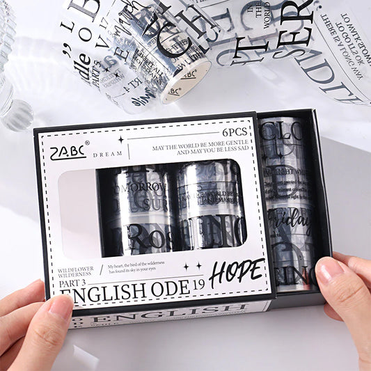 English Sticker Roll