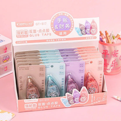 Transparent Mini Pastel Kawaii Glue Tape