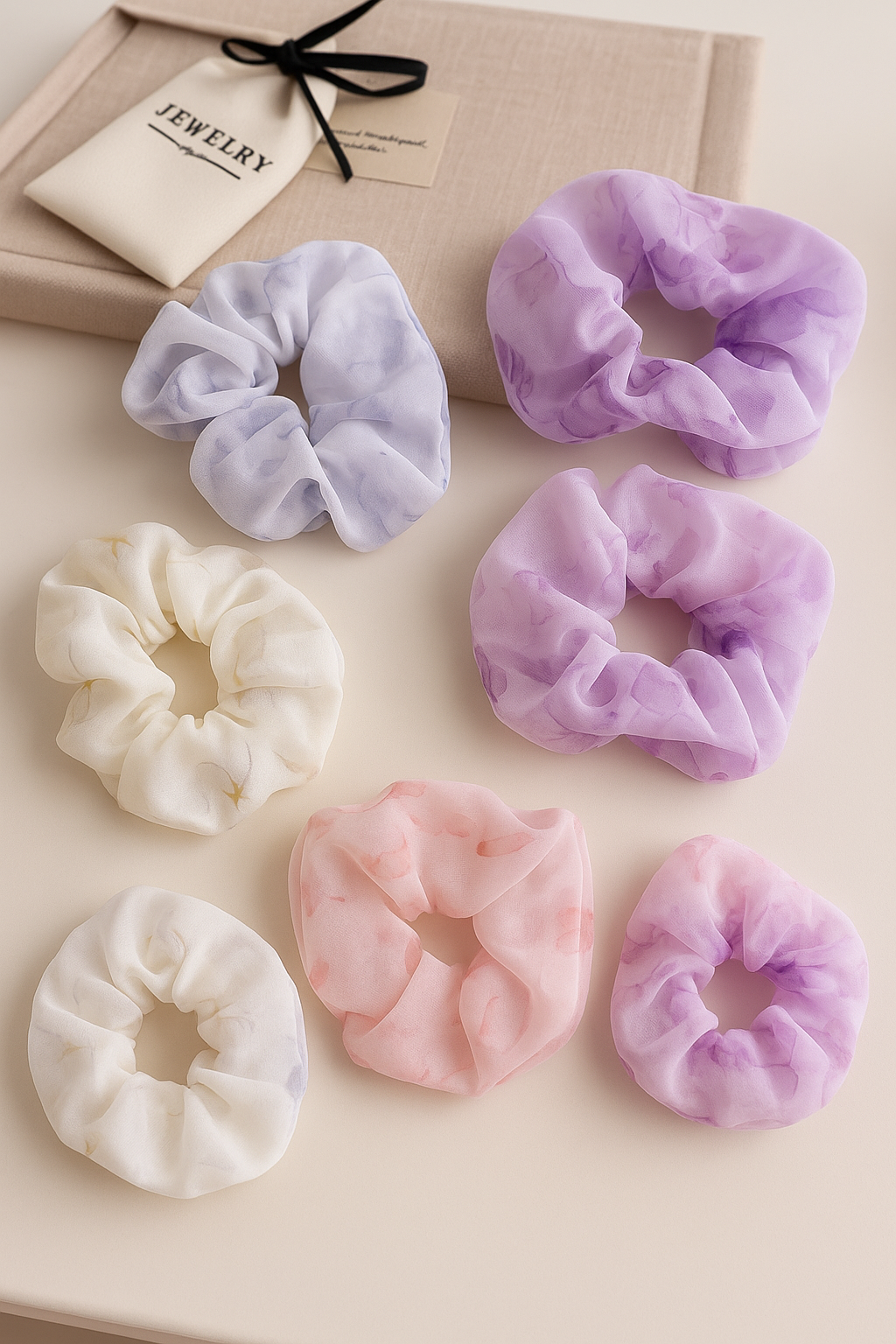 Soft Butterfly Scrunchie