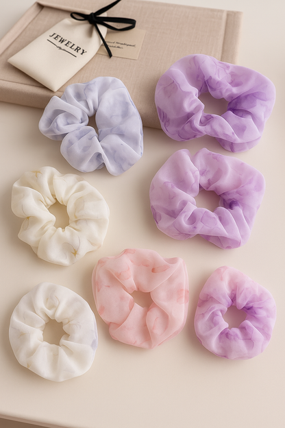Soft Butterfly Scrunchie