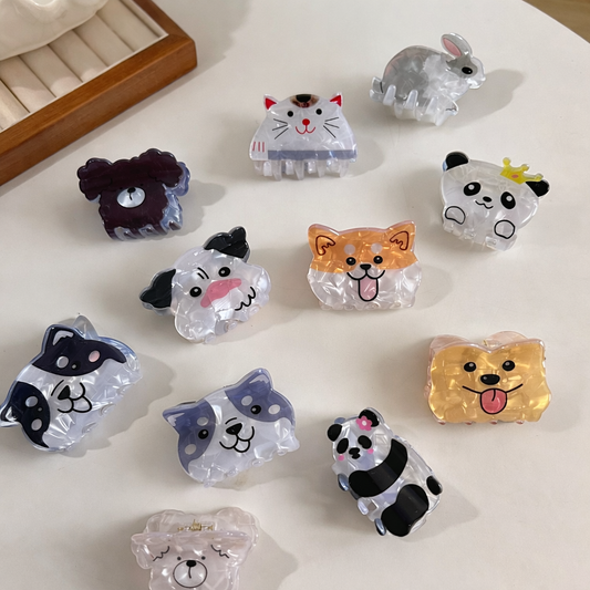 Kawaii animals Hair Claw Clip
