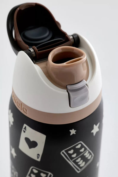 Owala FreeSip leakproof stainless steel bottle with straw - cute edition