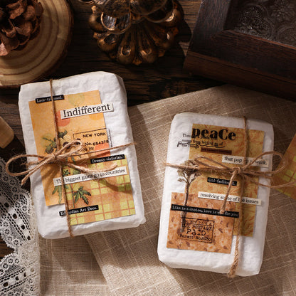 Printed Texture Journaling Paper Book - 200 Sheet - 60 Pcs