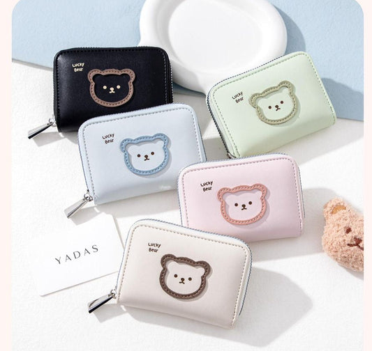 Lucky bear korean mini wallet
