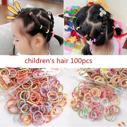 Flower 100 Pcs Kids Rubber Band Pack