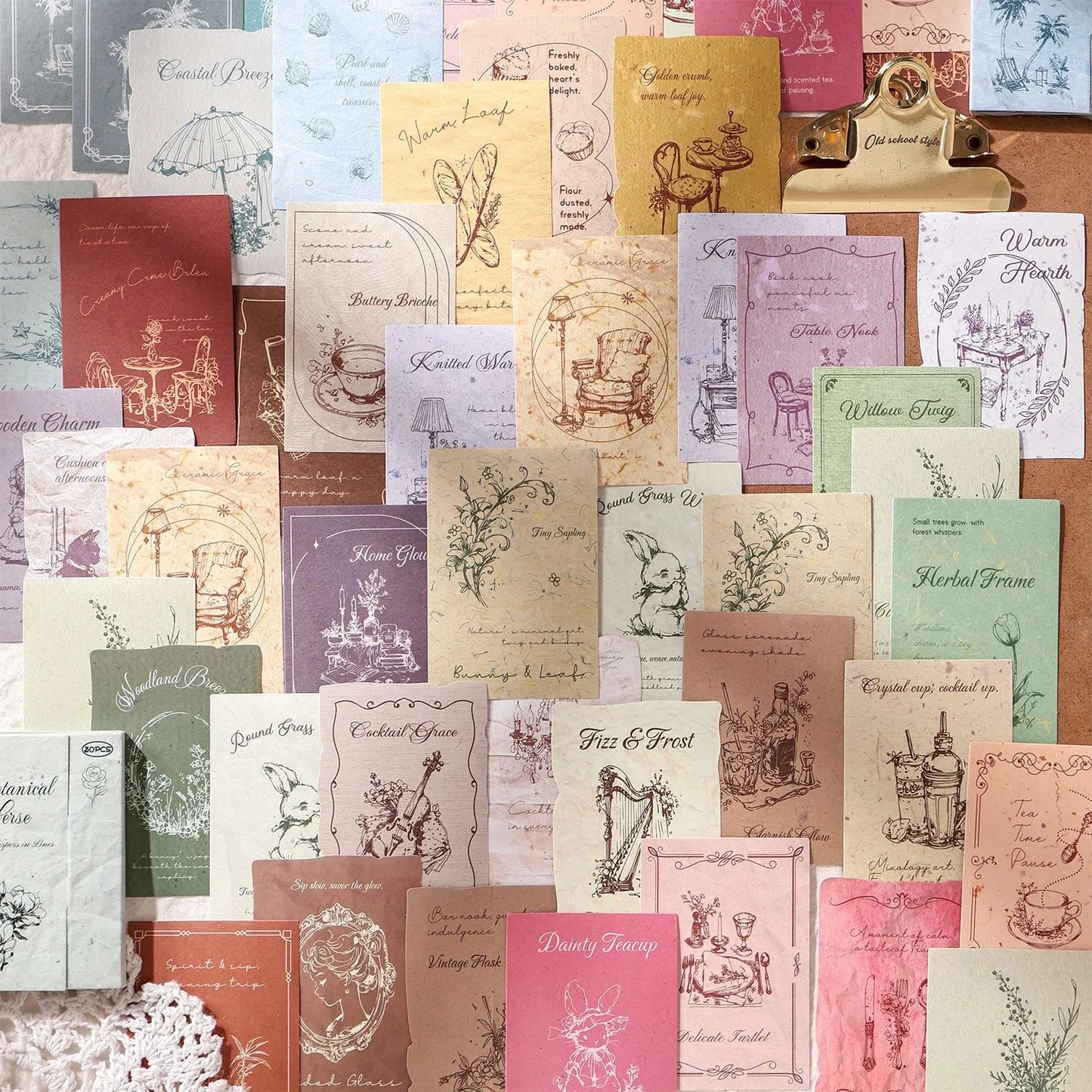 Pastel Journaling Paper Book - 30 Pcs