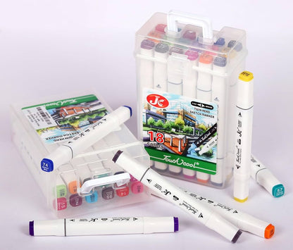 Dual tip colourful marker pen