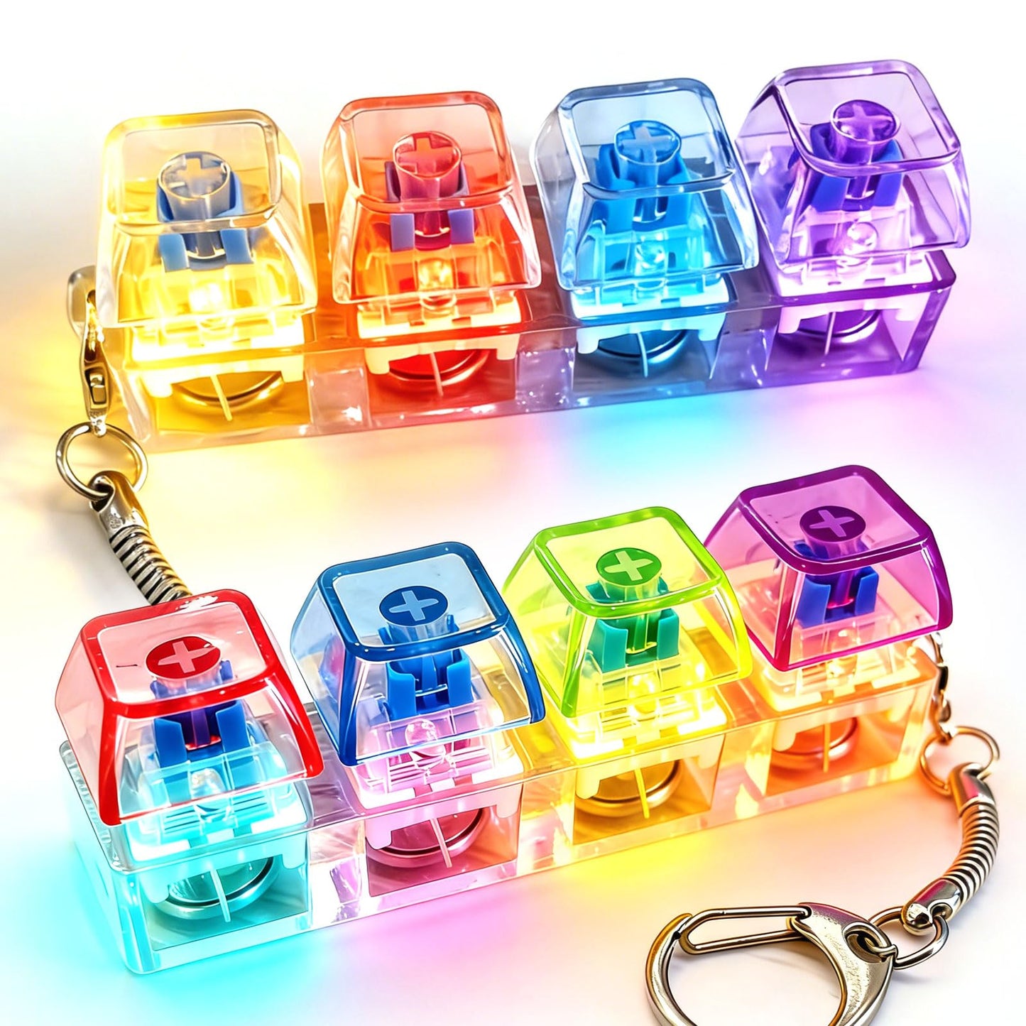 Stress Buster Keyboard Click Keychain