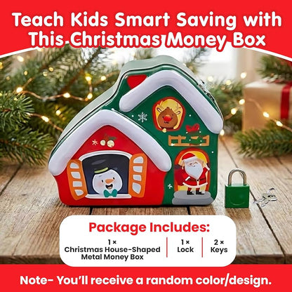 Christmas Money Tin Box