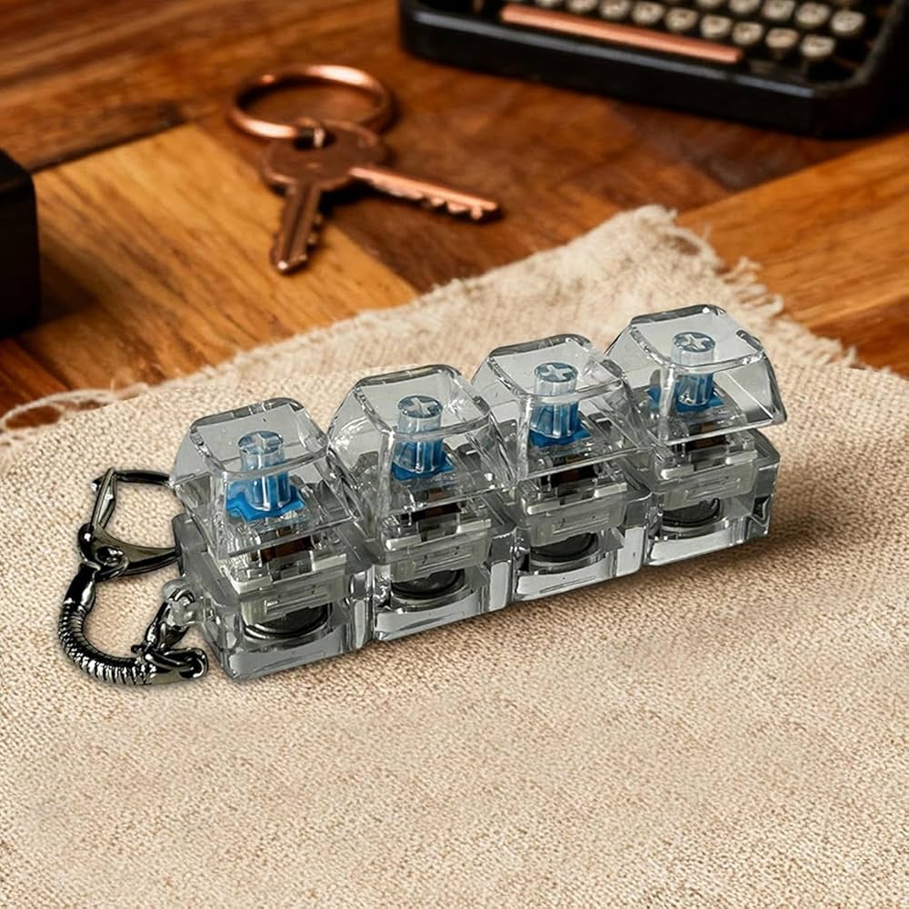 Stress Buster Keyboard Click Keychain