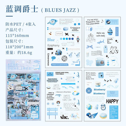 Message & Items Sticker Sheet - 4 Pcs