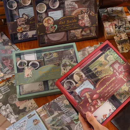 Vintage Journaling Kit with all supplies