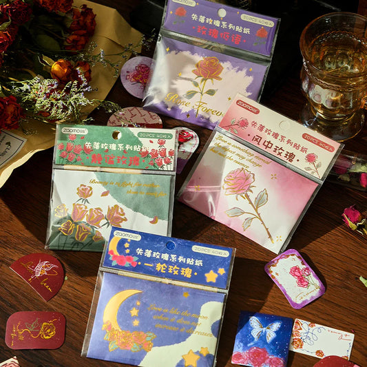 Lost Rose Sticker Series -20 Desings/40 Pcs